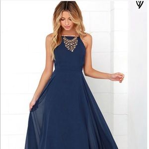 Lulu’s Navy maxi dress